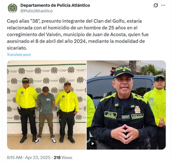- crédito @PoliciAtlantico/X