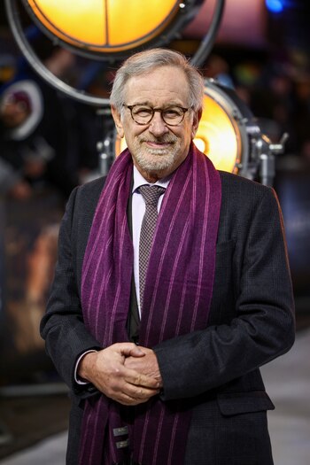 Steven Spielberg en la premiere