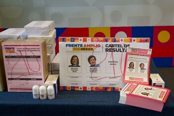 La candidata del Frente Amplio