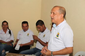 El alcalde Luis Carlos Anaya,