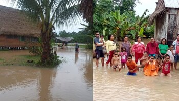 Fuertes precipitaciones afectan a 43