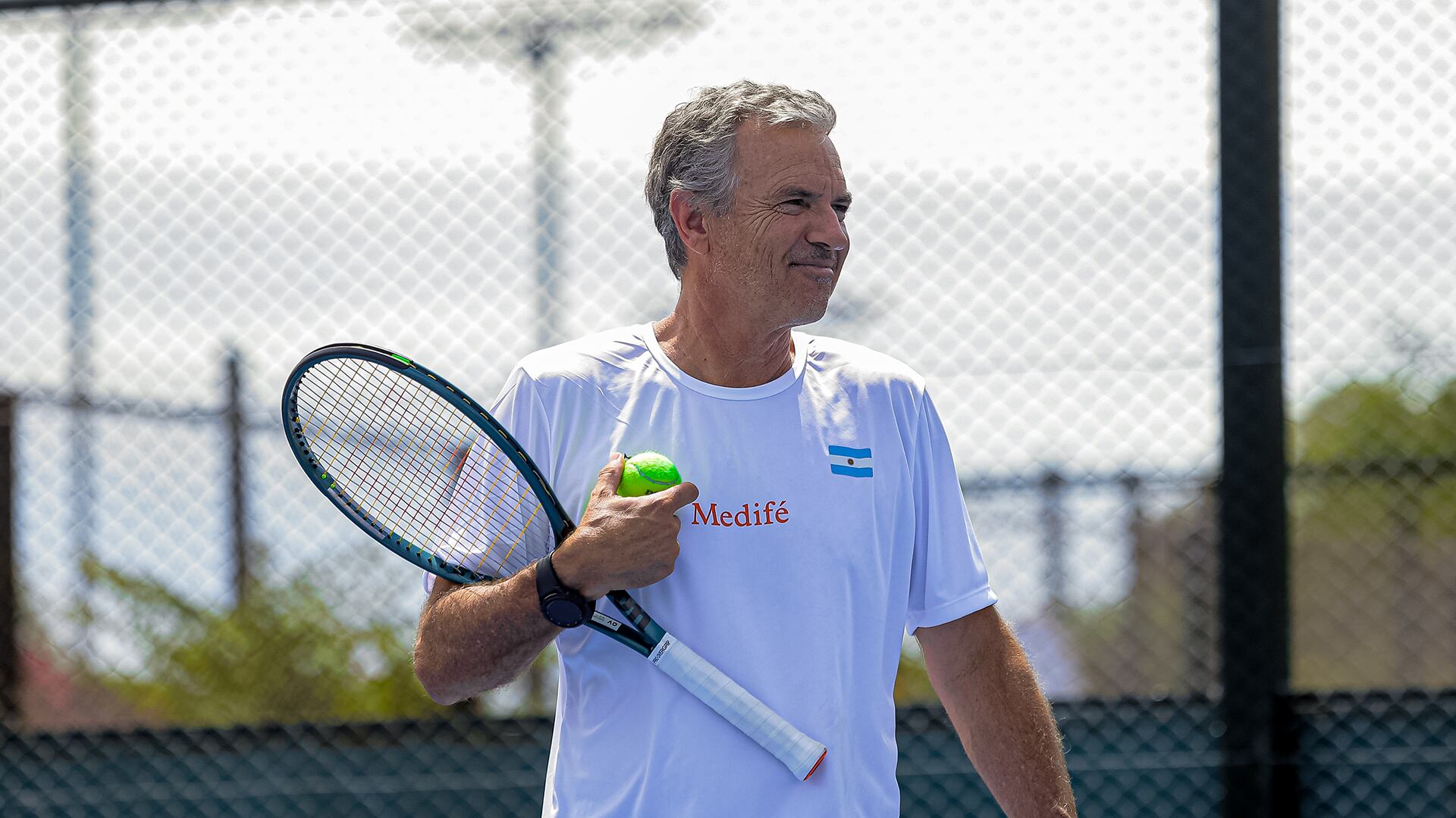 El capitán argentino de Copa Davis, Javier Frana, contará con el equipo completo este martes cuando arribe a Países Bajos Horacio Zeballos (Foto: AAT)