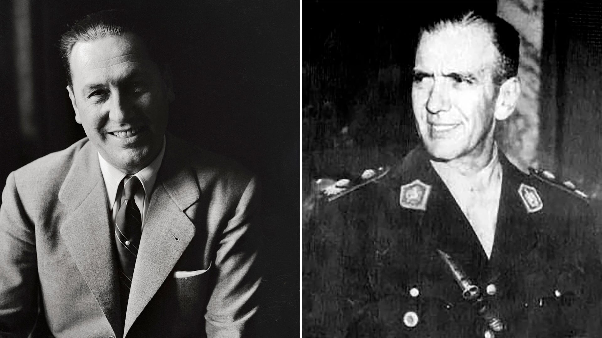 Juan Domingo Perón y Eduardo Lonardi
