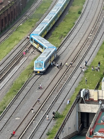 Testigos y pasajeros relataron momentos