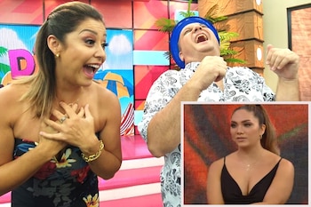 La reacción de Karla Tarazona