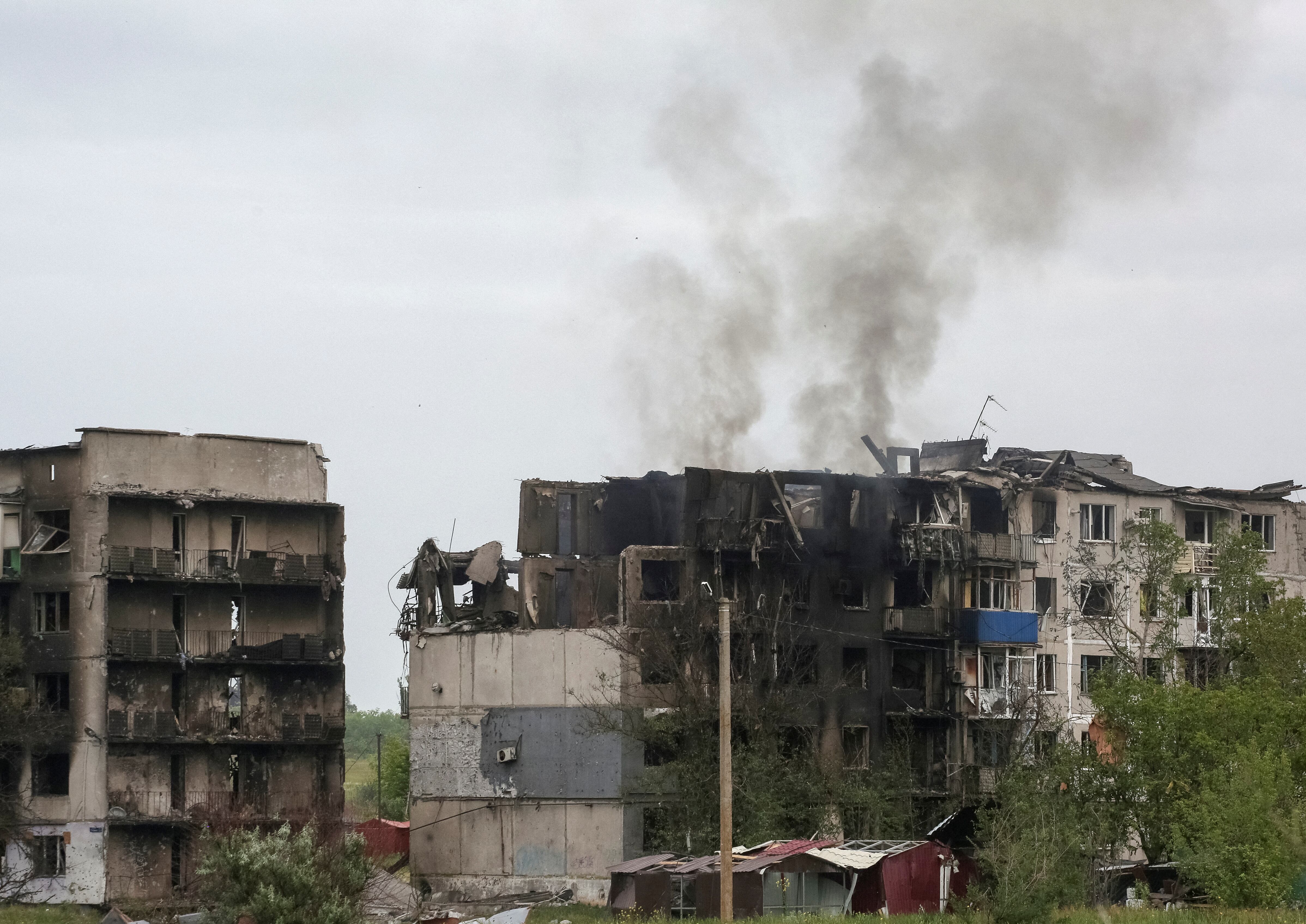 Del total de drones, 56 shaheds fueron neutralizados por las defensas aéreas de Ucrania (REUTERS/Anatolii Stepanov)
