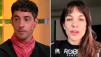 Estaban Lamothe y su novia,