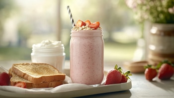 El licuado de avena con