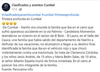 Así se supo quiénes eran