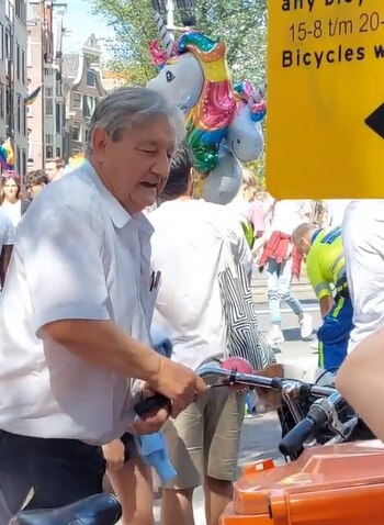 Captaron a doble de AMLO