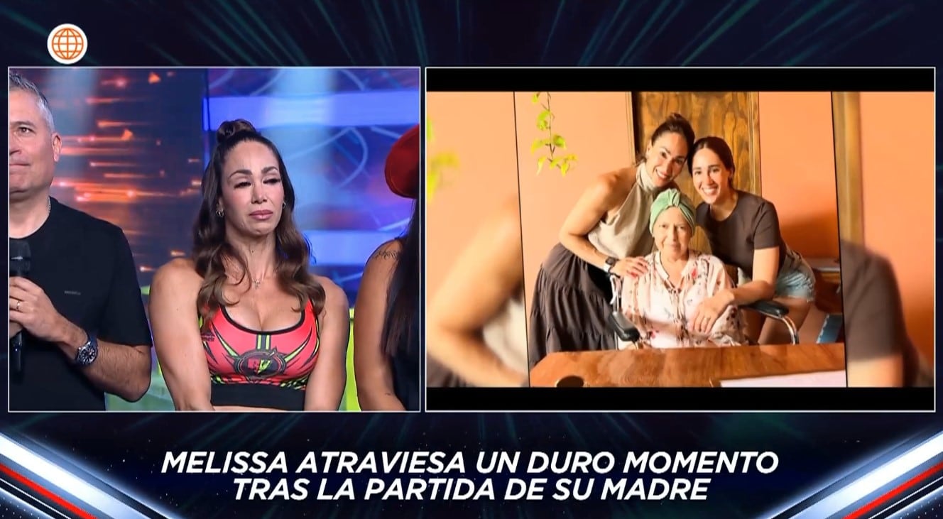Melissa Loza vive duro momento familiar tras fallecimiento de su madre: así fue su emotiva despedida. Captura: América Televisión.