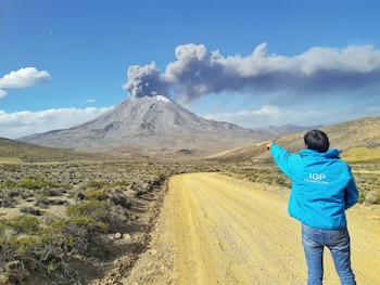 La actividad volcánica del Ubinas