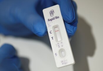 Un test rápido de antígenos