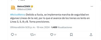 (X/ @MetroCDMX)