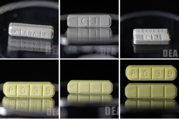 Alprazolam, bajo la marca Xanax,