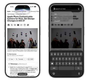 Apple presenta una Siri totalmente renovada. (Bloomberg)