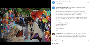 La leyenda del “milagro del azúcar”, con Dorotea Sánchez como protagonista, sigue inspirando la elaboración y obsequio de las macetas cada año en la capital del Valle del Cauca - crédito festivaldemacetasoficial / Instagram
