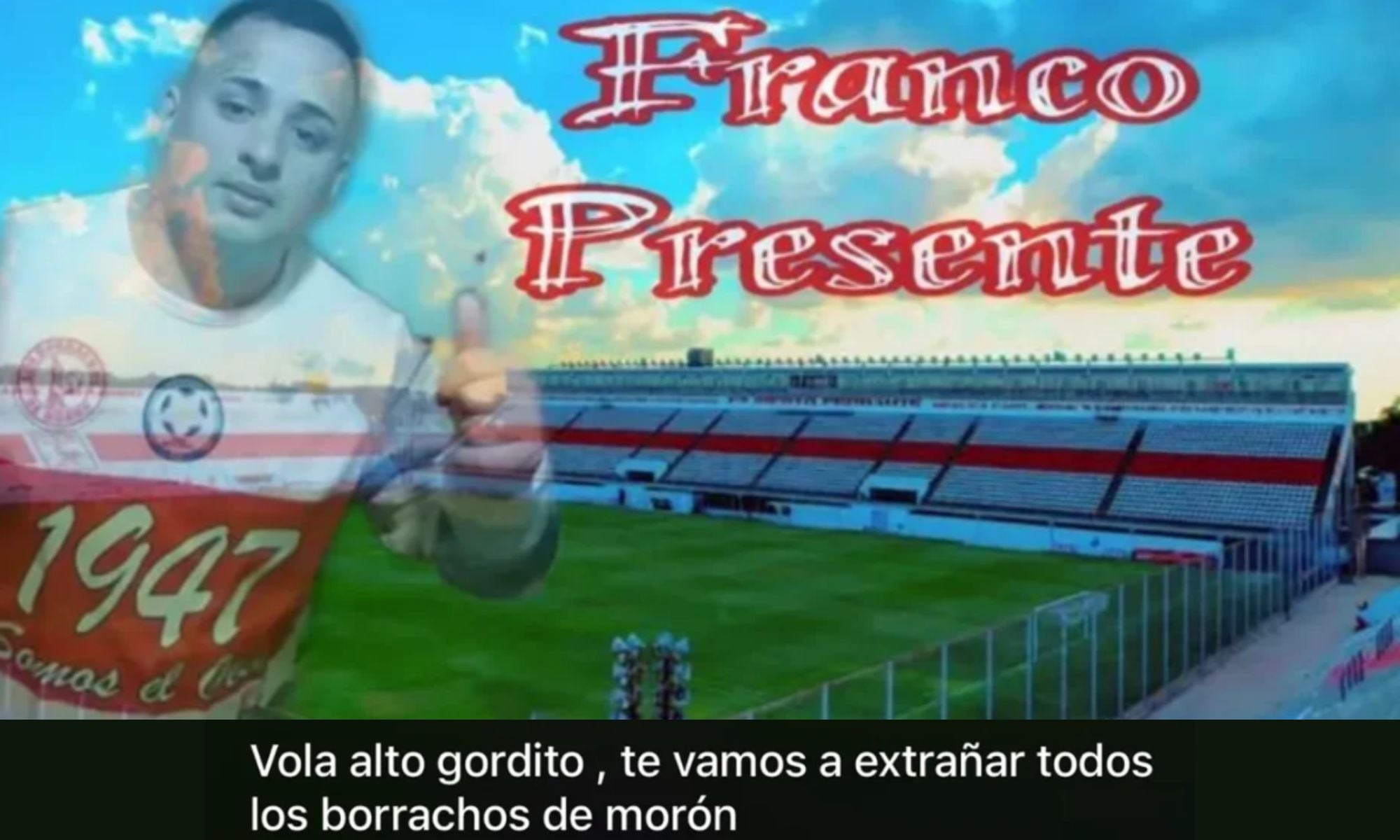 Los Borrachos de Morón despidieron al motociclista