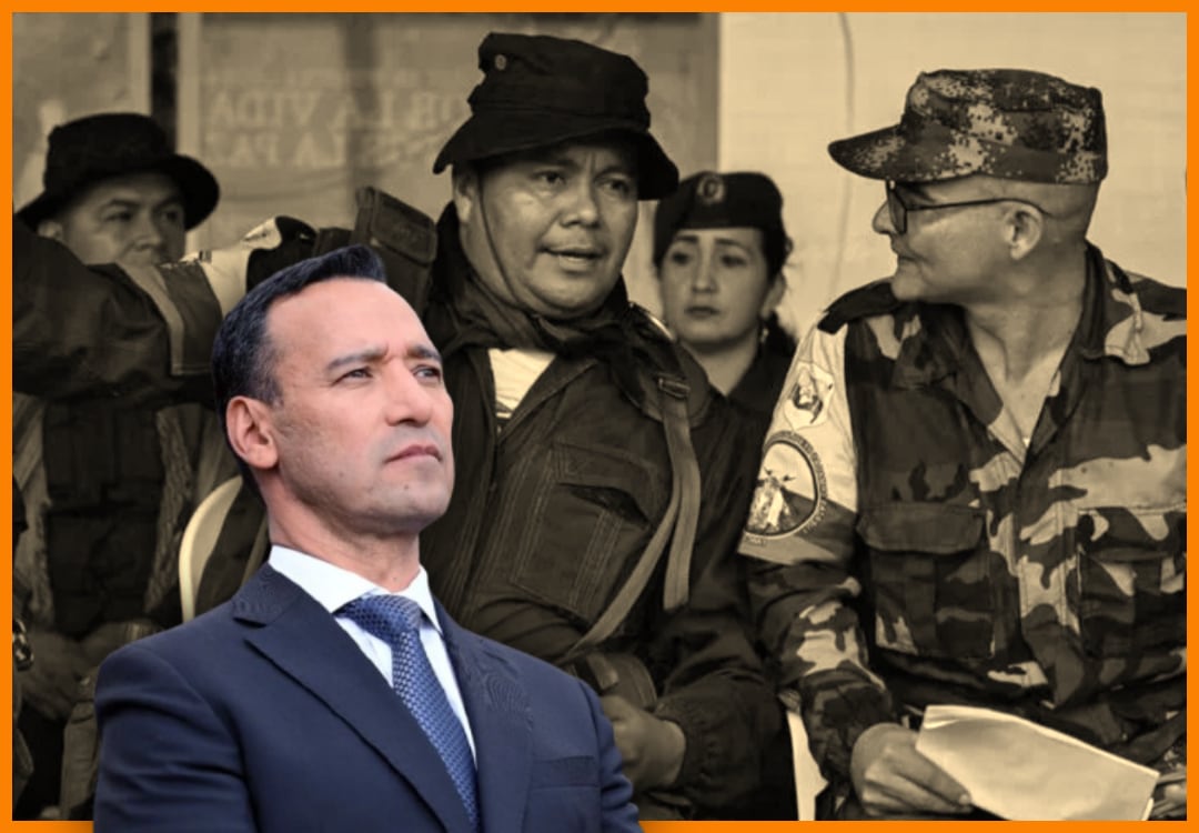 El ministro de Defensa explicó por qué se refiere a los cabecillas de los GAO como narcos - crédito Montaje Infobae (Ministerio de Defensa / Reuters)