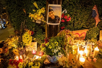 Los homenajes en memoria del ciudadano colombiano se llevaron a cabo en Biddeford (Maine) la tarde del lunes 13 de julio de 2026 - crédito EFE/EPA/TROY R. BENNETT