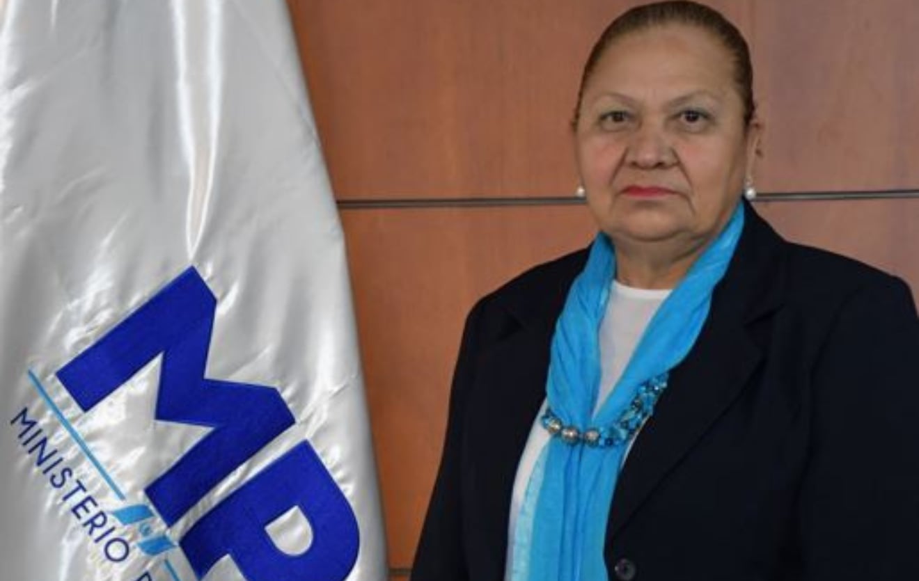 La exfiscal General Consuelo Porras está sancionada en más de 40 países por considerarla una persona antidemocrática que promueve la corrupción. (MP de Guatemala)