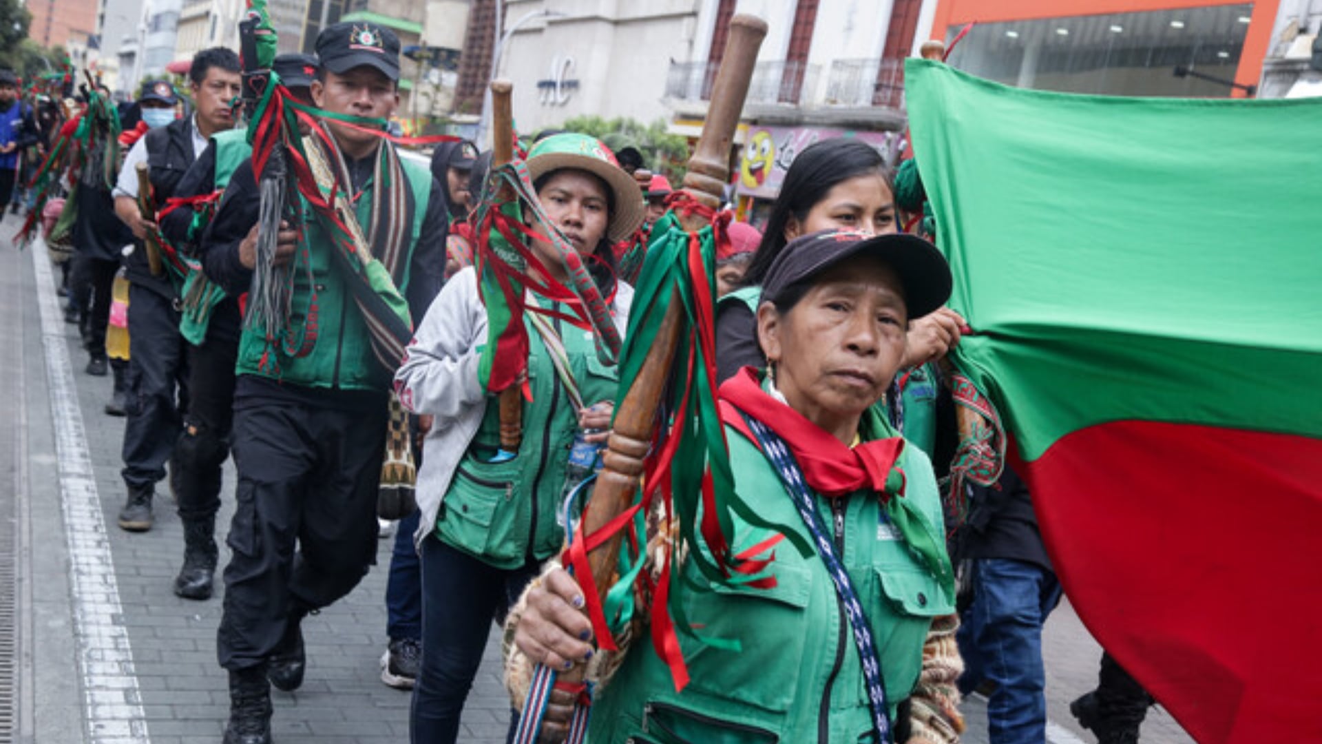 Comunidad indígena - Minga Indígena - Manifestaciones en Bogotá | crédito Catalina Olaya/Colprensa