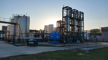 La planta RBA Ambiental, en