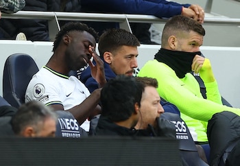 Davinson Sánchez se lamenta tras