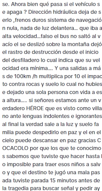 La internauta calificó al conductor