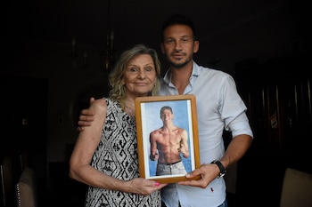 Ivana, la mamá, y Martín,