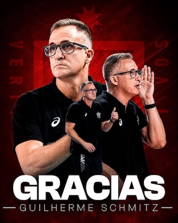 San Martín agradeció a Guilherme Schmitz luego de una temporada marcada por el subcampeonato.