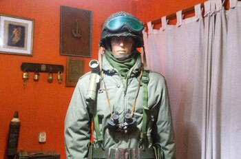 Réplica del uniforme usado por