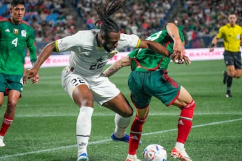 Importantes figuras de Ghana, como Antoine Semenyo y Abdul Fatawu Issahaku, no estarán presentes ante la Selección Mexicana. (Foto: Jim Dedmon-USA TODAY Sports)