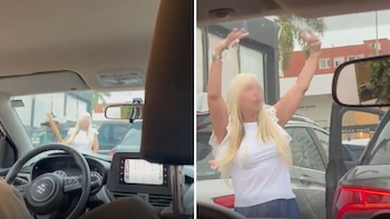 Una argentina amenazó con un