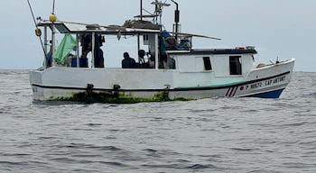 La emergencia se registró cuando la embarcación pesquera Capitán Anthony navegaba a cuatro millas náuticas de Cabo Blanco, en el Golfo de Nicoya. Crédito: MSP