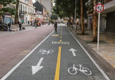 Así es la nueva señalización de la carrera Séptima en Bogotá: garantizará la seguridad y el tránsito de los ciclistas