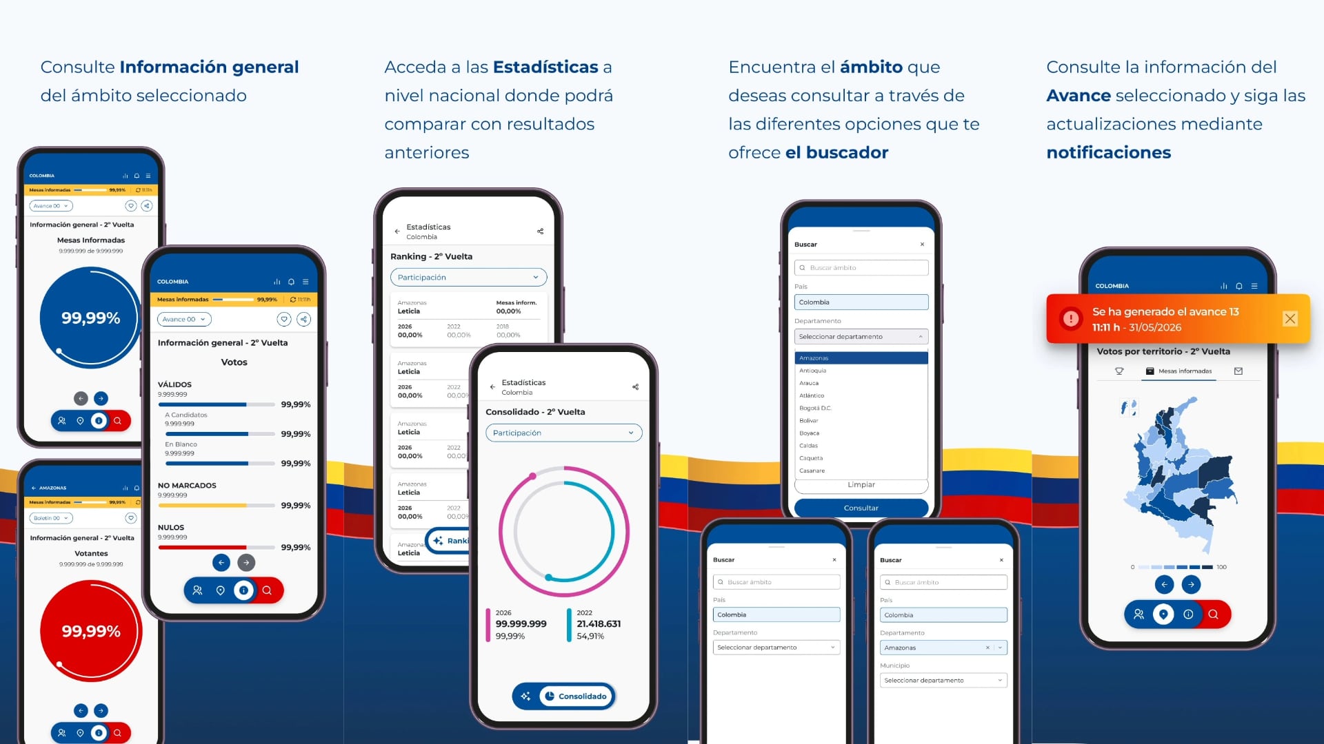La registraduría cuenta con una aplicación para cualquier consulta relacionada sobre temas electorales. (Foto: Registraduría Nacional del Estado Civil/GooglePlay)