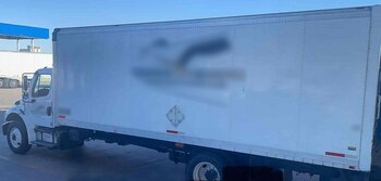 El camión donde estaban las