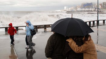 Temporal de lluvia y viento