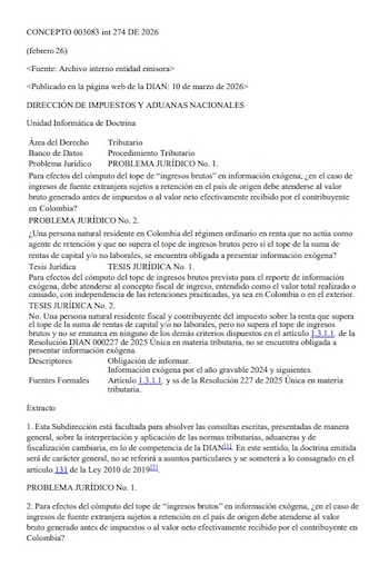 De acuerdo con la Dian, los ingresos brutos deben calcularse por su valor total antes de impuestos - crédito Dian