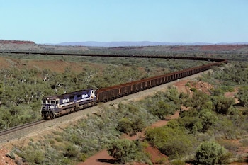 El tren BHP Iron Ore,