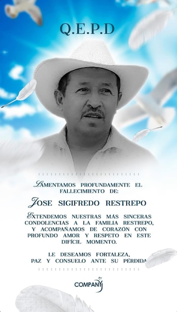 Comunicado oficial tras la partida del padre de Sonia Restrepo - crédito Criadero La Cumbre / Instagram