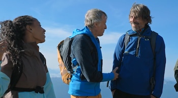 Jesús Calleja junto a Ana