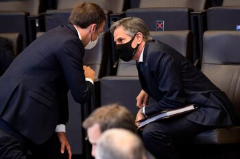 El presidente de Francia, Emmanuel