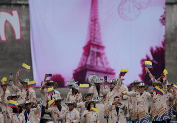Colombia comenzó los Juegos Olímpicos con 88 atletas y para el 8 de agosto solo tendrá a 18 - crédito Ann Wang/Pool vía REUTERS