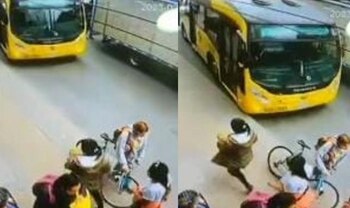 Ciclista sufre accidente por un