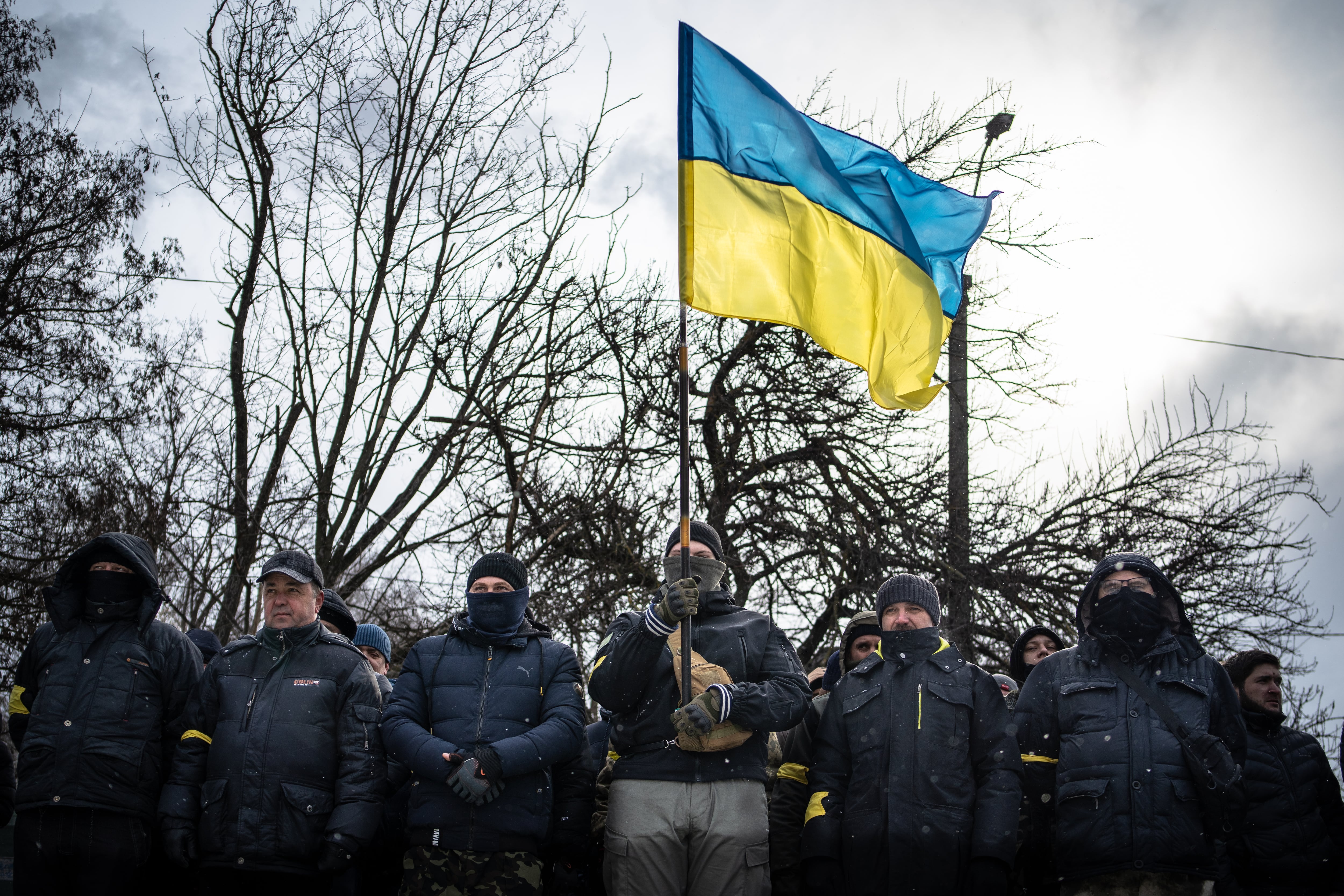 De una visita al cuartel de la Defensa Territorial de Odesa, en marzo de 2022 (Fermín Torrano)
