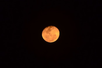 La Luna roja fue motivo
