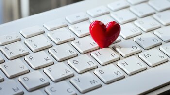 digital love, dating online concept