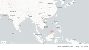 Registrado un terremoto de magnitud